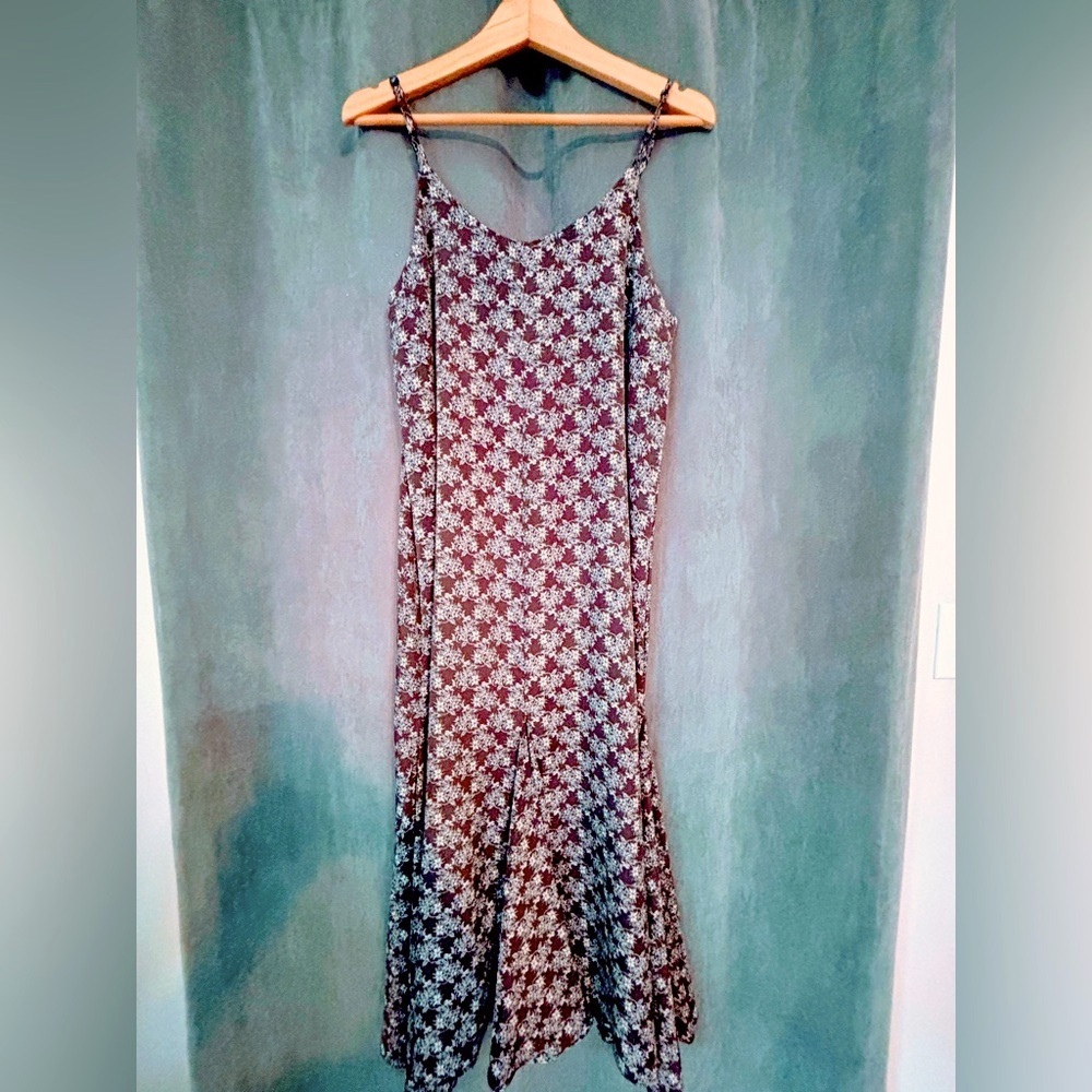 Korean silky Floral Spaghetti Strap maxi dress by Mui NWT